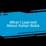 What I Learned About Italian Babà